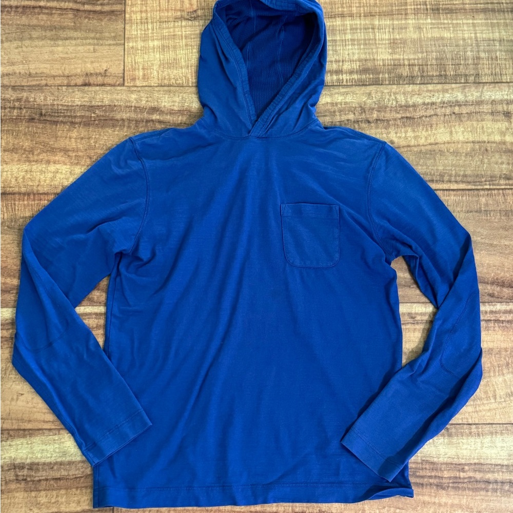 Hugo Boss Men's Royal Blue Hoodie Shirt